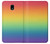 S3698 LGBT Gradient Pride Flag Hülle Schutzhülle Taschen für Samsung Galaxy J7 (2018), J7 Aero, J7 Top, J7 Aura, J7 Crown, J7 Refine, J7 Eon, J7 V 2nd Gen, J7 Star