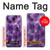 S3713 Purple Quartz Amethyst Graphic Printed Hülle Schutzhülle Taschen für Samsung Galaxy J7 (2018), J7 Aero, J7 Top, J7 Aura, J7 Crown, J7 Refine, J7 Eon, J7 V 2nd Gen, J7 Star
