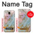 S3717 Rose Gold Blue Pastel Marble Graphic Printed Hülle Schutzhülle Taschen für Samsung Galaxy J7 (2018), J7 Aero, J7 Top, J7 Aura, J7 Crown, J7 Refine, J7 Eon, J7 V 2nd Gen, J7 Star