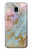 S3717 Rose Gold Blue Pastel Marble Graphic Printed Hülle Schutzhülle Taschen für Samsung Galaxy J3 (2018), J3 Star, J3 V 3rd Gen, J3 Orbit, J3 Achieve, Express Prime 3, Amp Prime 3