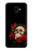 S3753 Dark Gothic Goth Skull Roses Hülle Schutzhülle Taschen für Samsung Galaxy J6+ (2018), J6 Plus (2018)