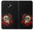 S3753 Dark Gothic Goth Skull Roses Hülle Schutzhülle Taschen für Samsung Galaxy J6+ (2018), J6 Plus (2018)