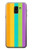 S3678 Colorful Rainbow Vertical Hülle Schutzhülle Taschen für Samsung Galaxy J6 (2018)
