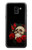 S3753 Dark Gothic Goth Skull Roses Hülle Schutzhülle Taschen für Samsung Galaxy J6 (2018)