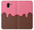 S3754 Strawberry Ice Cream Cone Hülle Schutzhülle Taschen für Samsung Galaxy J6 (2018)