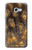 S3691 Gold Peacock Feather Hülle Schutzhülle Taschen für Samsung Galaxy A5 (2017)