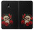 S3753 Dark Gothic Goth Skull Roses Hülle Schutzhülle Taschen für Samsung Galaxy J3 (2017) EU Version