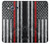 S3687 Firefighter Thin Red Line American Flag Hülle Schutzhülle Taschen für Samsung Galaxy J3 (2016)