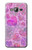 S3710 Pink Love Heart Hülle Schutzhülle Taschen für Samsung Galaxy J3 (2016)