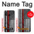 S3687 Firefighter Thin Red Line American Flag Hülle Schutzhülle Taschen für Huawei P30 lite