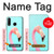S3708 Pink Flamingo Hülle Schutzhülle Taschen für Huawei P30 lite