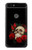 S3753 Dark Gothic Goth Skull Roses Hülle Schutzhülle Taschen für Huawei Nexus 6P