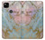 S3717 Rose Gold Blue Pastel Marble Graphic Printed Hülle Schutzhülle Taschen für Google Pixel 4a