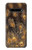 S3691 Gold Peacock Feather Hülle Schutzhülle Taschen für LG V60 ThinQ 5G
