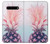 S3711 Pink Pineapple Hülle Schutzhülle Taschen für LG V60 ThinQ 5G