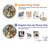 S3749 Vase of Flowers Hülle Schutzhülle Taschen für LG V30, LG V30 Plus, LG V30S ThinQ, LG V35, LG V35 ThinQ