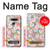 S3688 Floral Flower Art Pattern Hülle Schutzhülle Taschen für LG G8 ThinQ