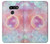 S3709 Pink Galaxy Hülle Schutzhülle Taschen für LG G8 ThinQ