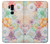S3705 Pastel Floral Flower Hülle Schutzhülle Taschen für LG G7 ThinQ