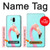 S3708 Pink Flamingo Hülle Schutzhülle Taschen für LG G7 ThinQ