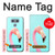 S3708 Pink Flamingo Hülle Schutzhülle Taschen für LG G6