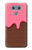 S3754 Strawberry Ice Cream Cone Hülle Schutzhülle Taschen für LG G6