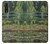 S3674 Claude Monet Footbridge and Water Lily Pool Hülle Schutzhülle Taschen für LG Velvet