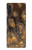 S3691 Gold Peacock Feather Hülle Schutzhülle Taschen für LG Velvet