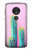 S3673 Cactus Hülle Schutzhülle Taschen für Motorola Moto G7 Play