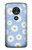 S3681 Daisy Flowers Pattern Hülle Schutzhülle Taschen für Motorola Moto G7 Power