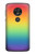 S3698 LGBT Gradient Pride Flag Hülle Schutzhülle Taschen für Motorola Moto G7 Power