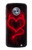 S3682 Devil Heart Hülle Schutzhülle Taschen für Motorola Moto X4