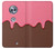 S3754 Strawberry Ice Cream Cone Hülle Schutzhülle Taschen für Motorola Moto X4
