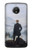 S3789 Wanderer above the Sea of Fog Hülle Schutzhülle Taschen für Motorola Moto E4 Plus