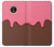 S3754 Strawberry Ice Cream Cone Hülle Schutzhülle Taschen für Motorola Moto E4
