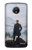 S3789 Wanderer above the Sea of Fog Hülle Schutzhülle Taschen für Motorola Moto E4