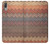 S3752 Zigzag Fabric Pattern Graphic Printed Hülle Schutzhülle Taschen für Sony Xperia L3
