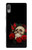S3753 Dark Gothic Goth Skull Roses Hülle Schutzhülle Taschen für Sony Xperia L3