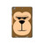 S2721 Cute Grumpy Monkey Cartoon Hülle Schutzhülle Taschen für iPad mini 4, iPad mini 5, iPad mini 5 (2019)