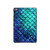 S3047 Green Mermaid Fish Scale Hülle Schutzhülle Taschen für iPad mini 4, iPad mini 5, iPad mini 5 (2019)