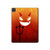 S2454 Red Cute Little Devil Cartoon Hülle Schutzhülle Taschen für iPad Pro 11 (2021,2020,2018, 3rd, 2nd, 1st)