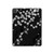 S2544 Japanese Kimono Style Black Flower Pattern Hülle Schutzhülle Taschen für iPad Pro 11 (2021,2020,2018, 3rd, 2nd, 1st)
