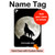 S1981 Wolf Howling at The Moon Hülle Schutzhülle Taschen für iPad Pro 12.9 (2015,2017)