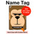 S2721 Cute Grumpy Monkey Cartoon Hülle Schutzhülle Taschen für iPad Pro 12.9 (2015,2017)