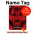 S1090 Red Wolf Hülle Schutzhülle Taschen für iPad 9.7 (2017,2018), iPad 6, iPad 5