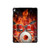 S1431 Skull Drum Fire Rock Hülle Schutzhülle Taschen für iPad 9.7 (2017,2018), iPad 6, iPad 5
