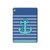 S2081 Nautical Anchor Hülle Schutzhülle Taschen für iPad 9.7 (2017,2018), iPad 6, iPad 5