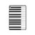 S2082 One Octave Piano Hülle Schutzhülle Taschen für iPad 9.7 (2017,2018), iPad 6, iPad 5
