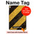 S2231 Yellow and Black Line Hazard Striped Hülle Schutzhülle Taschen für iPad 9.7 (2017,2018), iPad 6, iPad 5