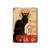 S2739 Chat Noir Black Cat Vintage Hülle Schutzhülle Taschen für iPad 9.7 (2017,2018), iPad 6, iPad 5